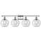 Ballston Athens 8" 4 Light 36" LED Bath Light - Polished Nickel -