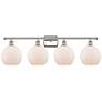 Ballston Athens 8" 4 Light 36" LED Bath Light - Polished Nickel -