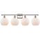 Ballston Athens 8" 4 Light 36" LED Bath Light - Polished Nickel -