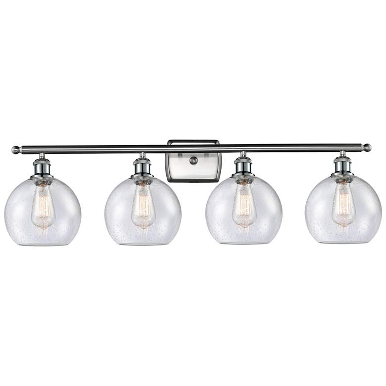 Image 1 Ballston Athens 8" 4 Light 36" LED Bath Light - Satin Nickel - Se