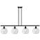 Ballston Athens 8" 4 Light 48" Island Light - Oil Rubbed Bronze