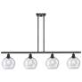 Ballston Athens 8" 4 Light 48" LED Island Light - Oil Rubbed Bron