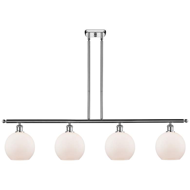 Image 1 Ballston Athens 8" 4 Light 48" LED Island Light - Polished Chrome