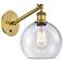Ballston Athens 8" Incandescent Sconce - Brass Finish - Seedy Shade
