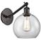 Ballston Athens 8" Incandescent Sconce - Bronze Finish - Clear Shade