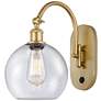 Ballston Athens 8" Incandescent Sconce- Gold Finish - Seedy Shade