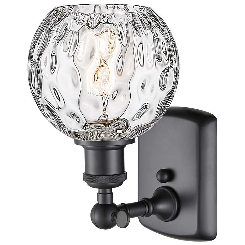 Image 3 Ballston Athens 9 1/2" High Matte Black LED Wall Sconce more views