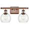 Ballston Athens 9 1/2"H Antique Copper 2-Light Wall Sconce