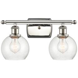 Ballston Athens 9 1/4"H Polished Nickel 2-Light Wall Sconce