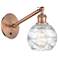 Ballston Athens Deco Swirl 6" Incandescent Sconce - Copper - Swirl Sha