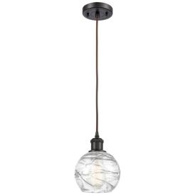Ballston Athens Deco Swirl 6" LED Mini Pendant - Oil Rubbed Bronze - C Ballston Athens Deco Swirl 6" LED Mini Pendant - Oil Rubbed Bronze - C