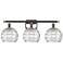 Ballston Athens Deco Swirl 8" 3 Light 26" LED Bath Light - Chrome