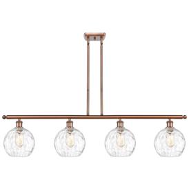 Ballston Athens Water 8" 4 Light 48" Island Light - Copper - Clea Ballston Athens Water 8" 4 Light 48" Island Light - Copper - Clea