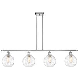 Ballston Athens Water 8" 4 Light 48" LED Island Light - Chrome - Ballston Athens Water 8" 4 Light 48" LED Island Light - Chrome -