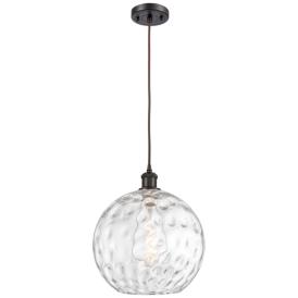 Ballston Athens Water Glass 12" LED Mini Pendant -Bronze - Clear Ballston Athens Water Glass 12" LED Mini Pendant -Bronze - Clear