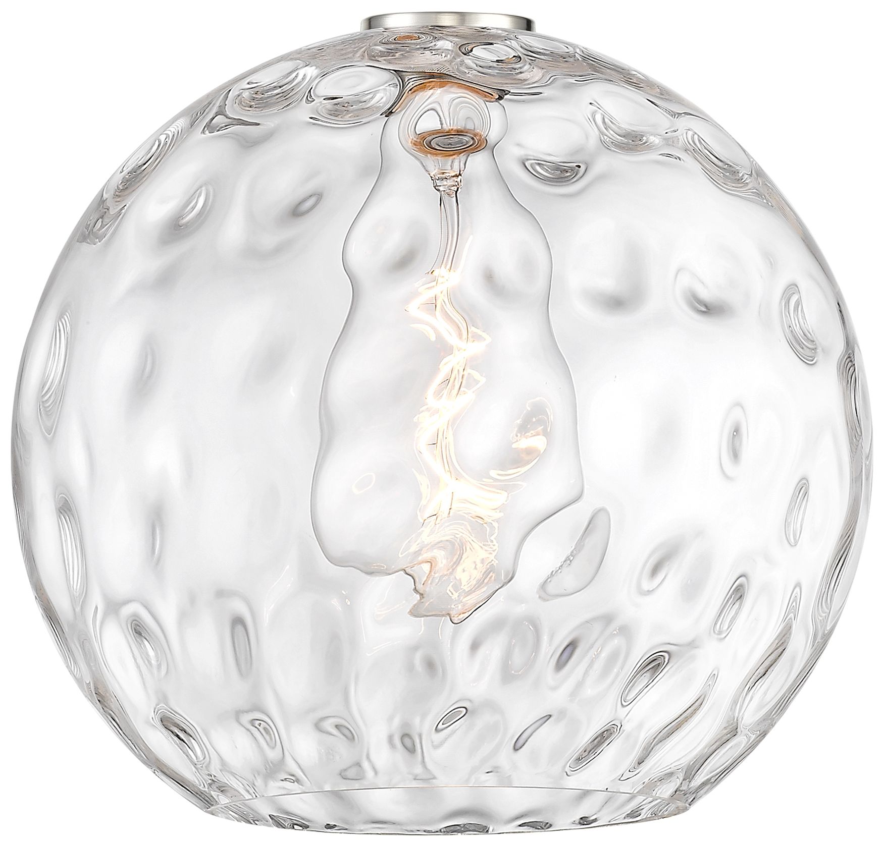 Image 4 Ballston Athens Water Glass 12" LED Mini Pendant -Bronze - Clear more views
