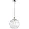 Ballston Athens Water Glass 12" LED Mini Pendant - Polished Nickel - C