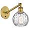 Ballston Athens Water Glass 6" Incandescent Sconce - Brass - Clear Sha