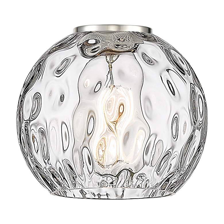 Image 3 Ballston Athens Water Glass 6" LED Sconce - Black Finish - Clear Shade more views