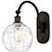 Ballston Athens Water Glass 8" Incandescent Sconce - Bronze - Clear Sh