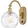 Ballston Athens Water Glass 8" LED Sconce - Gold Finish - Clear Shade