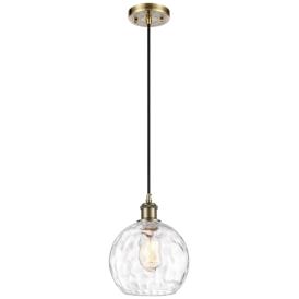 Ballston Athens Water Glass 8" Mini Pendant - Brass - Clear Ballston Athens Water Glass 8" Mini Pendant - Brass - Clear