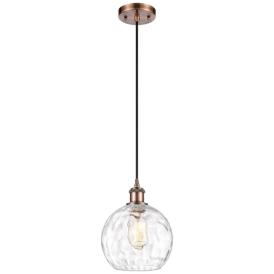 Ballston Athens Water Glass 8" Mini Pendant - Copper - Clear Ballston Athens Water Glass 8" Mini Pendant - Copper - Clear