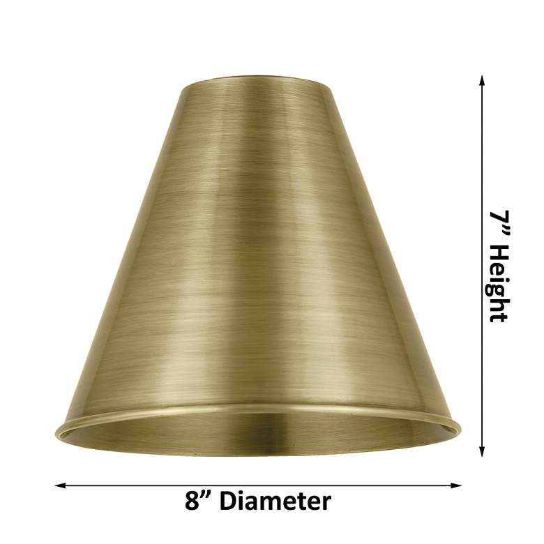 Image 4 Ballston Ballston Cone 8" Incandescent Sconce - Chrome - Chrome Shade more views