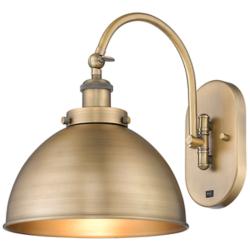 Ballston Ballston Urban 10" LED Sconce - Brass Finish - Brass Shade