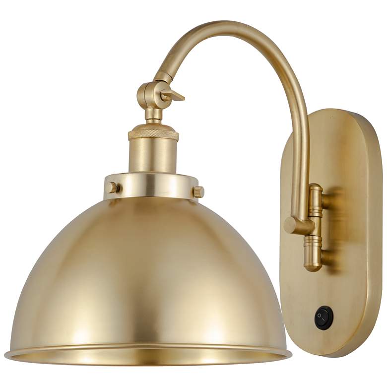 Image 1 Ballston Ballston Urban 10" LED Sconce - Gold Finish - Gold Shade
