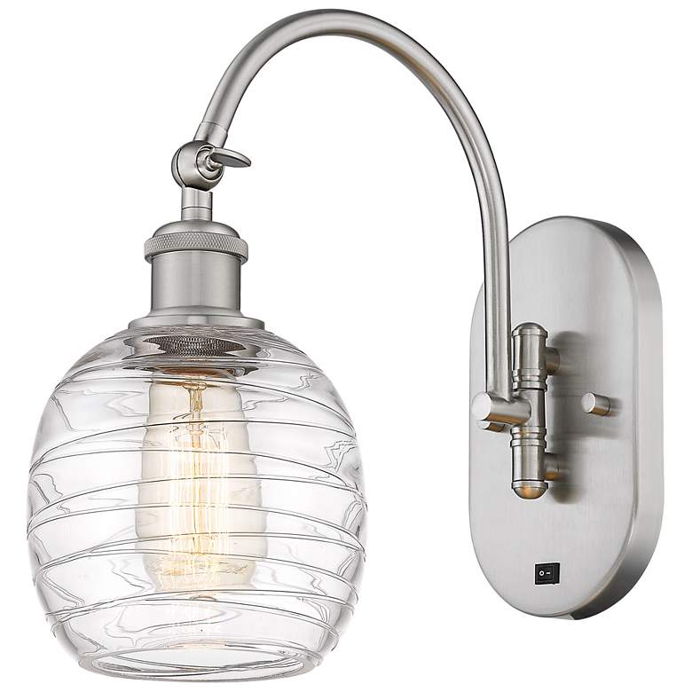 Image 1 Ballston Belfast 12 3/4"H Brushed Satin Nickel LED Sconce