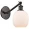 Ballston Belfast 6" Incandescent Sconce - Bronze Finish - Matte White