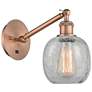 Ballston Belfast 6" Incandescent Sconce - Copper Finish - Crackle Shad