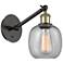 Ballston Belfast 6" LED Sconce - Black Brass Finish - Seedy Shade