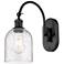 Ballston Bella 13"H Black Horizontally Adjustable Sconce w/ Seedy Shad
