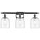 Ballston Bella 25.5" Wide 3 Light Polished Chrome Bath Light w/ Clear