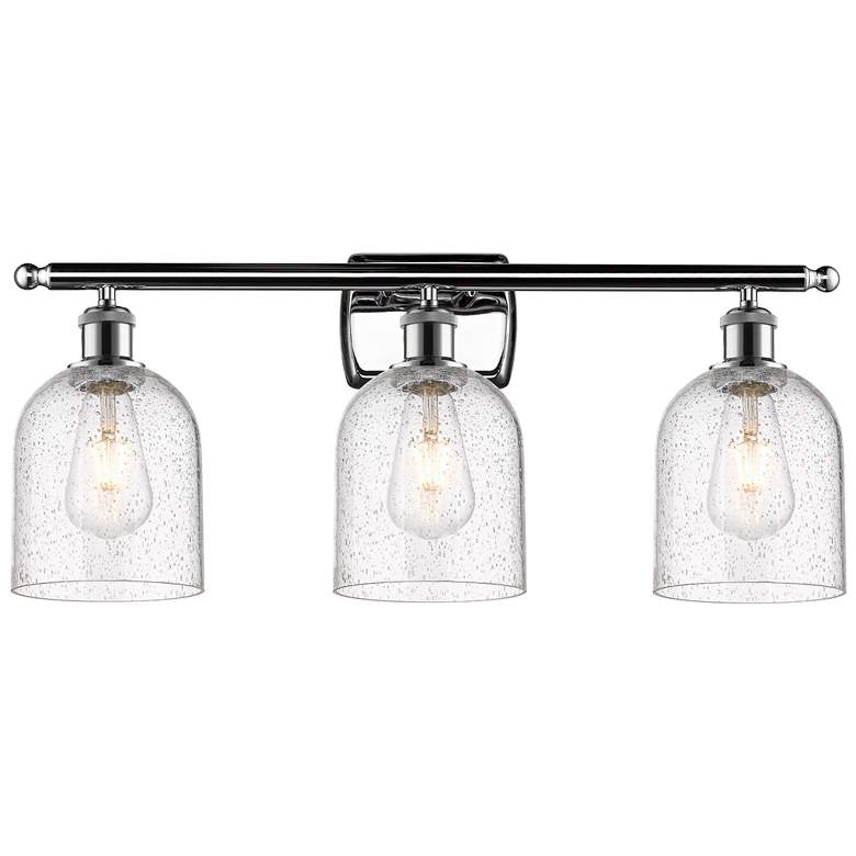 Image 1 Ballston Bella 25.5" Wide 3 Light Polished Chrome Bath Light w/ Seedy