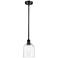 Ballston Bella 5.5"W Oil Rubbed Bronze Stemmed Mini Pendant w/ Clear S