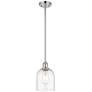 Ballston Bella 5.5"W Polished Chrome Stemmed Mini Pendant w/ Clear Sha