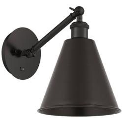 Ballston Berkshire 10" High Matte Black LED Wall Sconce