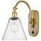 Ballston Berkshire Glass 8" Incandescent Sconce - Gold Finish - Seedy