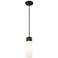 Ballston Boreas 3" Cord Hung Mini Pendant Chrome w/ 11"H Deco Swirl Shade