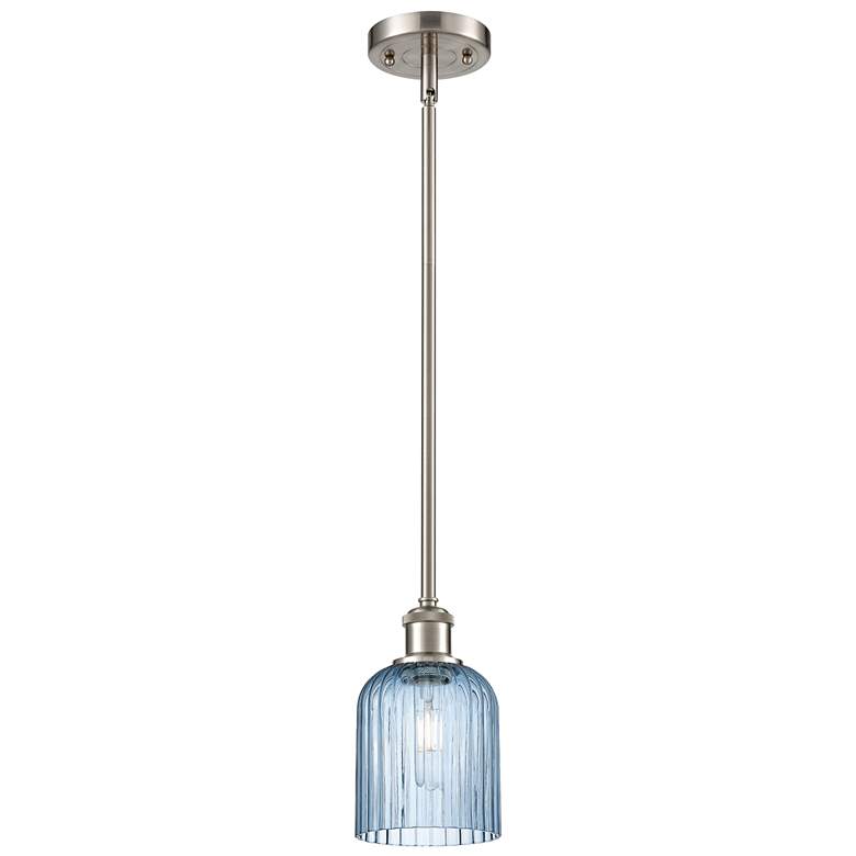 Image 1 Ballston Boreas 3" Cord Hung Mini Pendant Chrome w/ 11"H White Shade