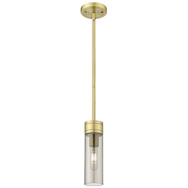 Image 1 Ballston Boreas 3" Cord Hung Mini Pendant Polished Nickel w/ 11"H Seedy