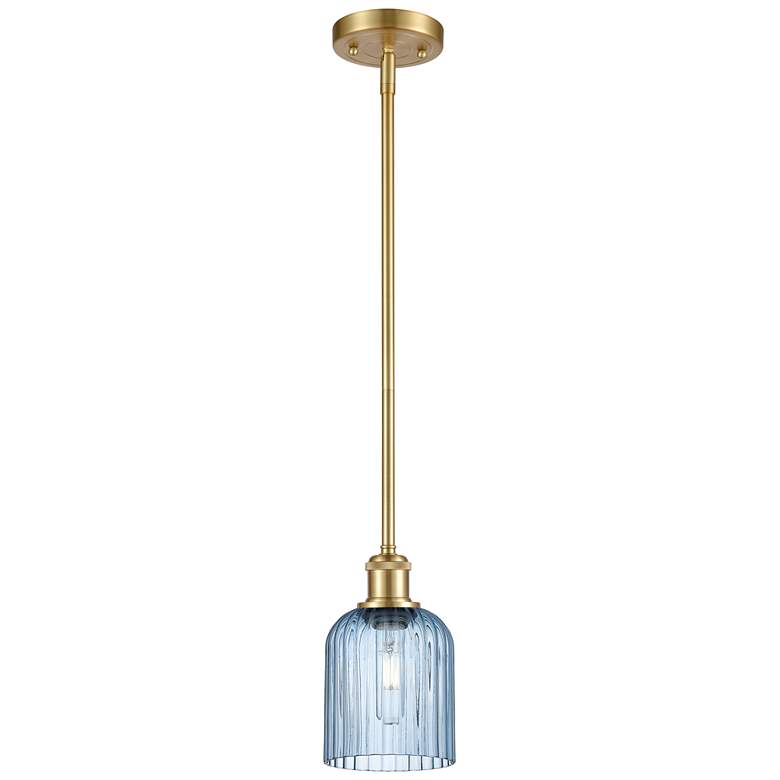 Image 1 Ballston Boreas 3" Cord Hung Mini Pendant Polished Nickel w/ 8"H Clear