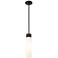 Ballston Boreas 3" Cord Hung Mini Pendant Polished Nickel w/ 8"H Smoke