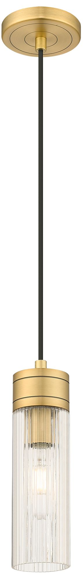Ballston Boreas 3" Cord Hung Mini Pendant Bronze w/ 11"H Deco Swi