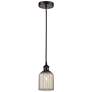 Ballston Boreas 3" Stem Hung Mini Pendant Antique Copper w/ 8"H Clear Shade