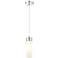 Ballston Boreas 3" Stem Hung Mini Pendant Black Brass w/ 8"H Smoke Shade