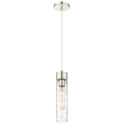Ballston Boreas 3" Stem Hung Mini Pendant Black w/ 11"H Light Smoke Shade